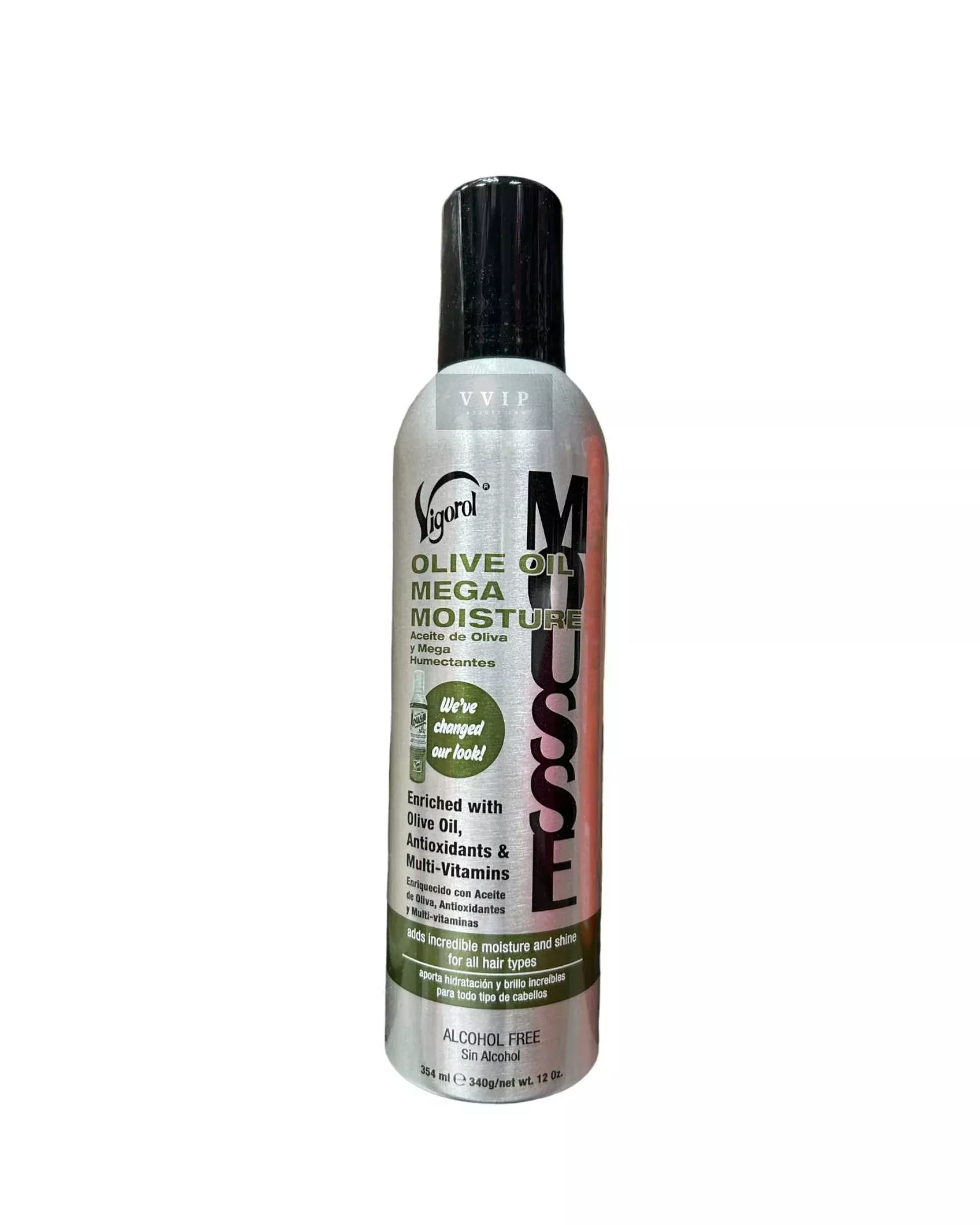 VIGOROL MOUSSE OLIVE OIL GREEN 12OZ
