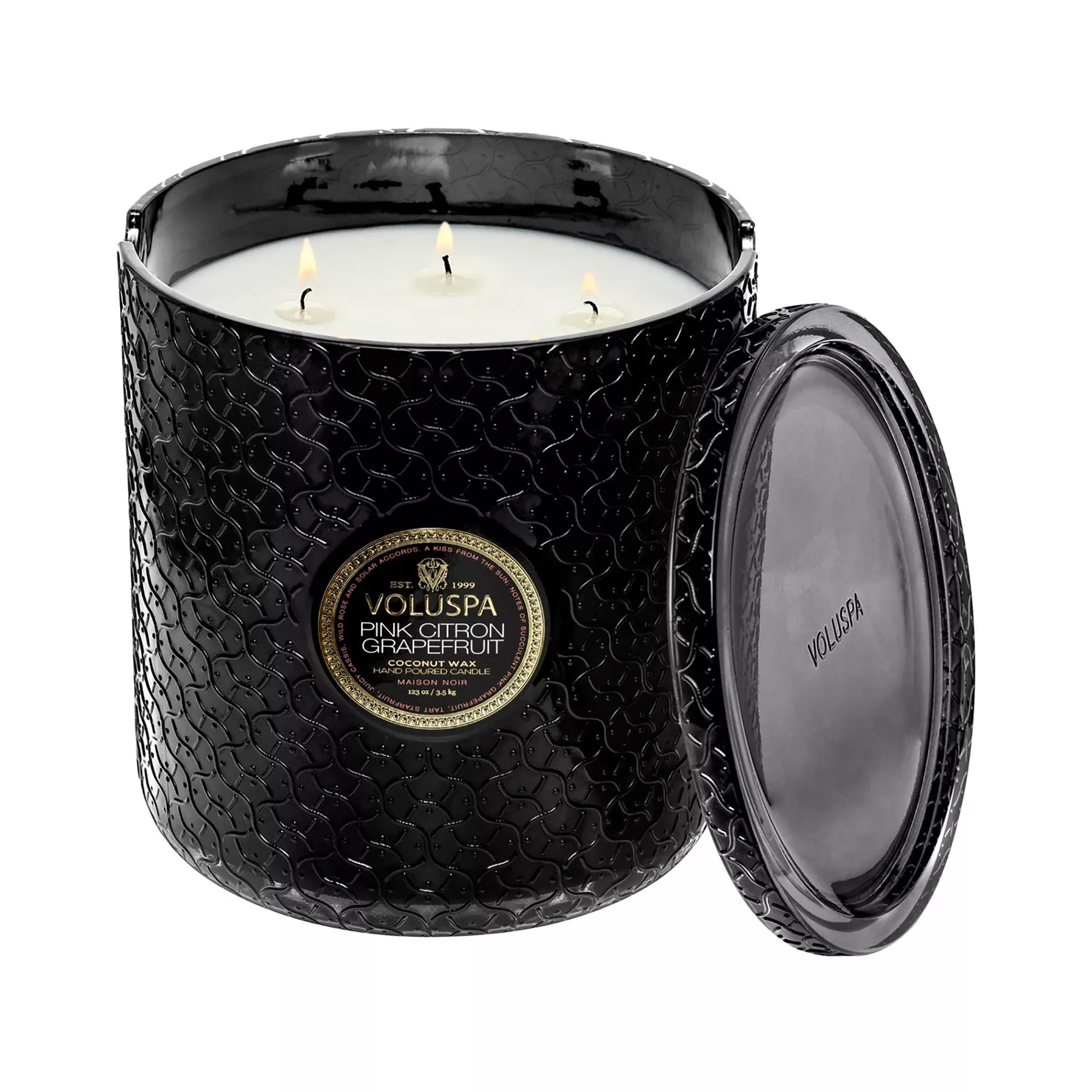 Voluspa 5 Wick Hearth Candle - Pink Citron Grapefruit