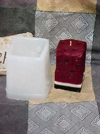 Watermelon Pillar Large 1 Cavity Silicone Mold 1448