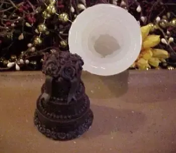 Wedding Cake Small Soap 1 Cavity Silicone Mold 1283