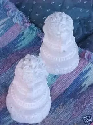 Wedding Cake Votive 1 Cavity Silicone Mold 1119