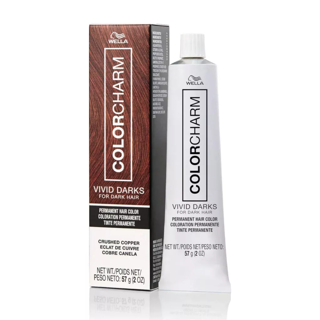 Wella colorcharm Vivid Darks Permanent Cream Color 2oz