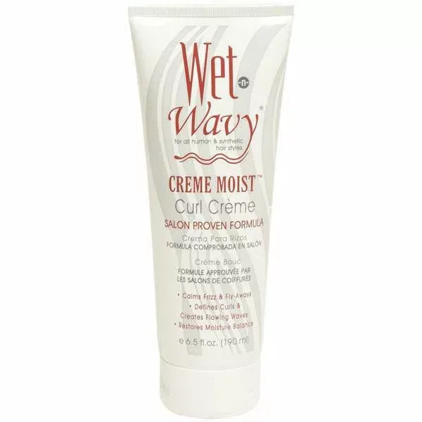 Wet & Wavy: Creme Moist Curl Creme 6.5oz