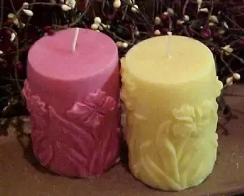 Wild Flower Candle 1 Cavity Silicone Mold 1434