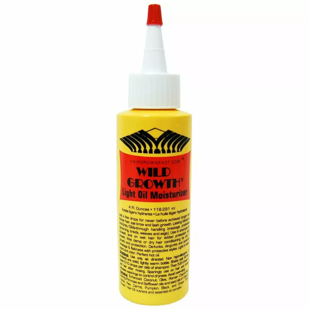 Wild Growth Light Oil Moisturizer 4oz