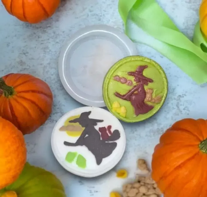 Witch’s Flight Silicone Mold Small Soap 1 Cavity 2129