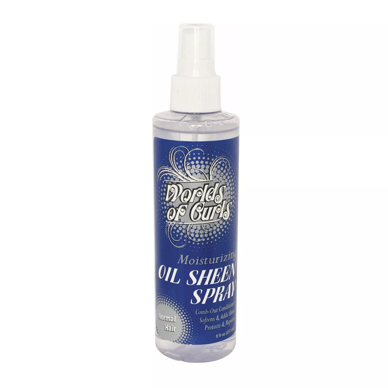 World Of Curls Moisturizing Oil Sheen Spray Normal 8oz/ 237ml