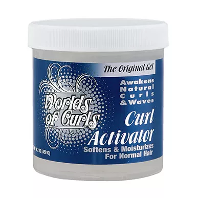 WORLDS OF CURLS CURL ACTIVATOR GEL REGULAR 16oz, 32oz