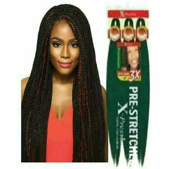 X-PRESSION: 3X ULTRA PRE-STRETCHED BRAID 52″