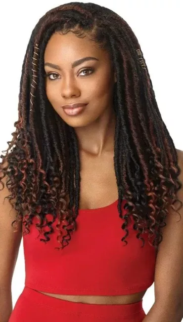 X-Pression Straight Bahama Locs 18″