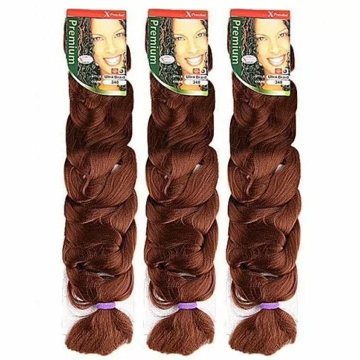 Xpression: 100% Kanekalon Braid 82″