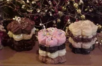 Yummy Cookie Votive 1 Cavity Silicone Mold 1320