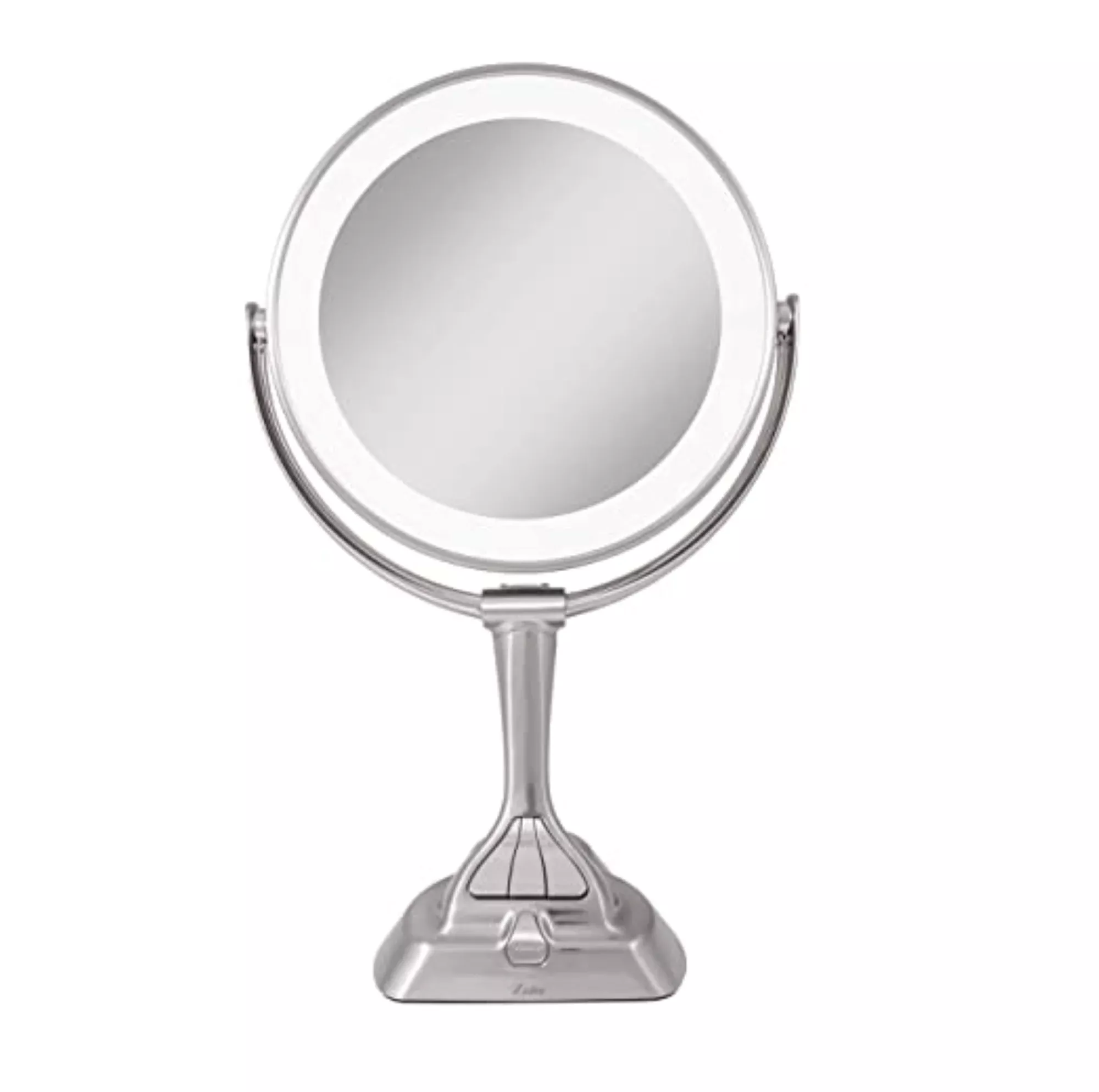 Zadro 10″ Round 3-Way LED Rotating Mirror 10X/1X LVAR410