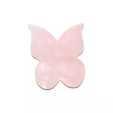 ZAQ Rose Quartz Butterfly Gua Sha Scraping Massage Tool
