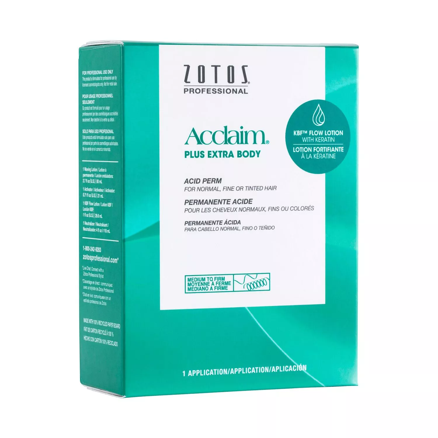 Zotos Acclaim Plus Extra Body