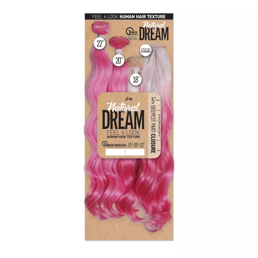 Zury Natural Dream Multi Body Hair Bundle Extension Pack 22″