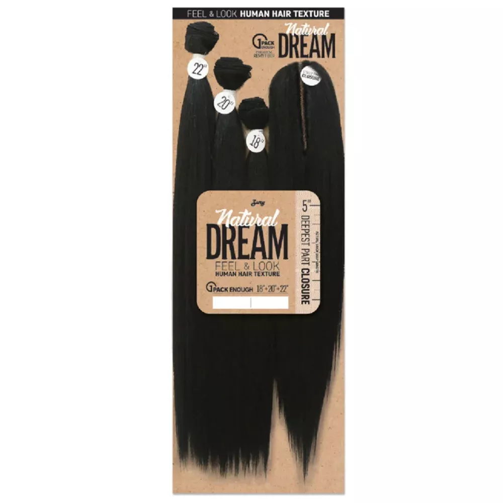 Zury Natural Dream Multi Yaky 22″ Hair Bundle Extensions Pack