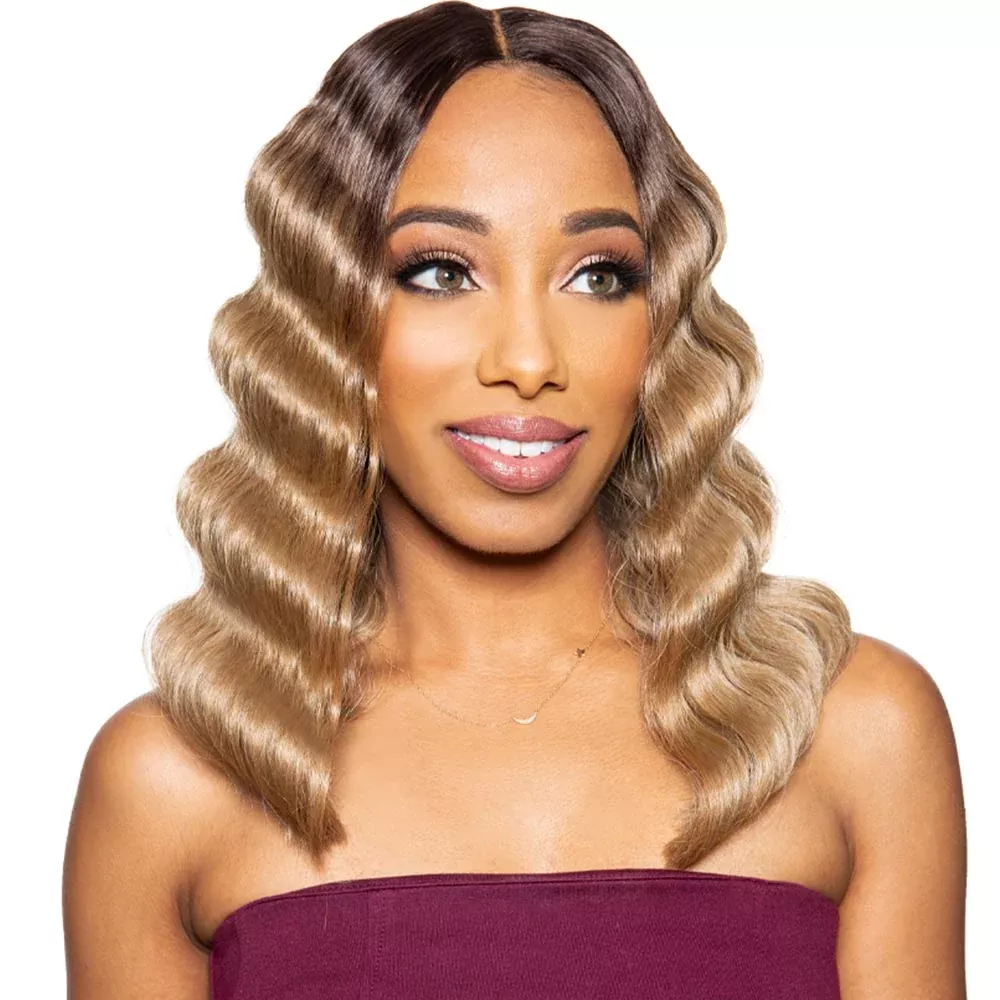 Zury Sis Beyond 5″ Part Lace Front Wig – Crimp Curl 14″