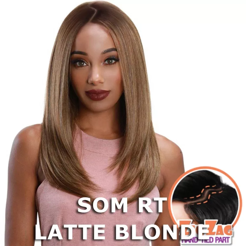 Zury Sis Slay Free Shiftable ZigZag Part Lace Front Wig – Fame