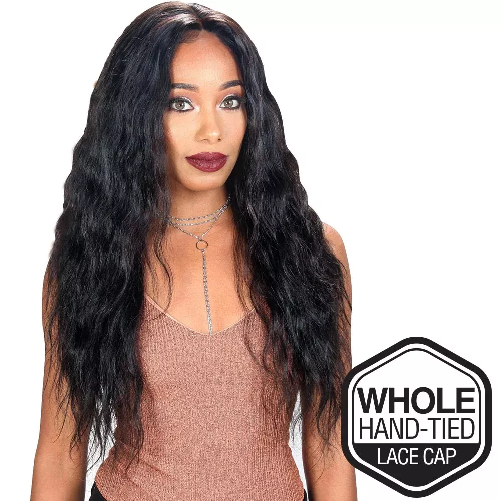 Zury Sis Unprocessed Brazilian Remy Hair Whole Lace Wig – Loose Wave 26″ (Wet & Wavy)
