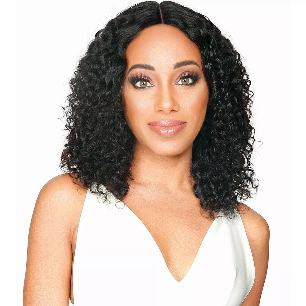 Zury Sis Wet & Wavy Brazilian Hair 6″ Deep HD Lace Front Wig – Tae