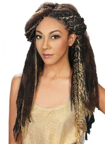 ZURY SYNTHETIC HAIR BRAIDS DIOS MALI TWIST BRAID (BLUE)